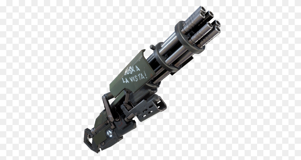 Minigun, Weapon, Firearm, Gun, Machine Gun Png Image