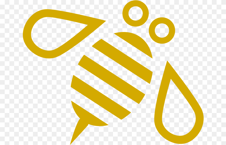 Minimal Bee Or Bumblebee Vector Bee, Insect, Invertebrate, Animal, Honey Bee Png
