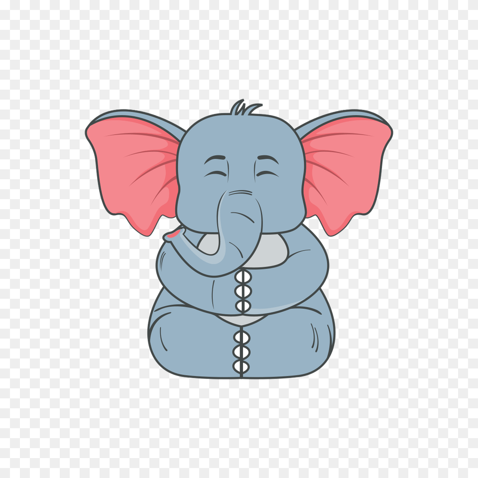 Minimal Vector Elephant Vector Illustration Minimal, Cartoon, Baby, Person, Face Free Transparent Png