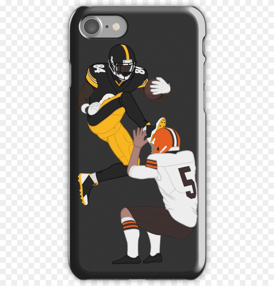 Minimalist Antonio Brown Iphone 7 Snap Case Iphone 8 Steelers Cases, Helmet, Baby, Person, Playing American Football Png