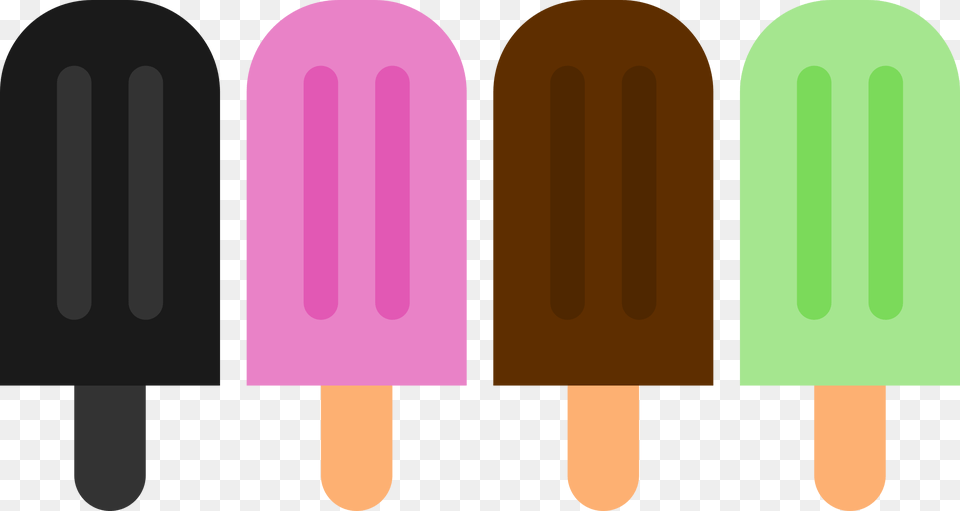 Minimalist Popsicle Vector Icons, Food, Ice Pop, Cream, Dessert Png