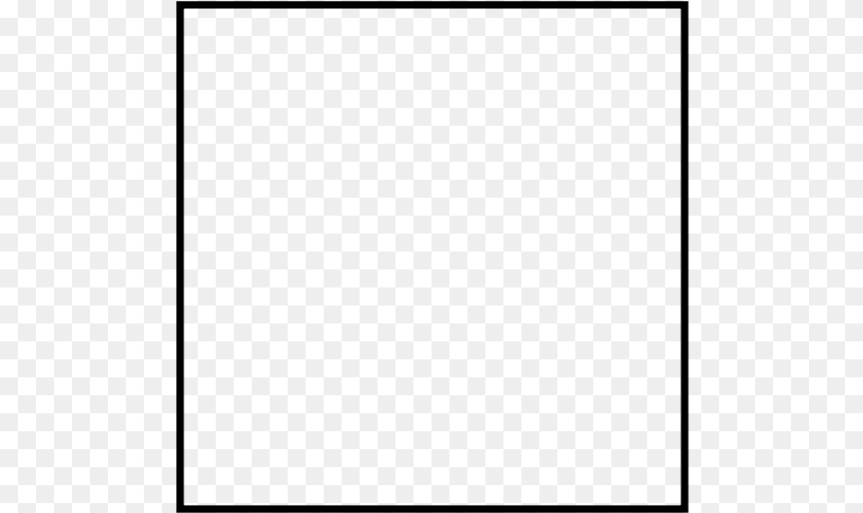 Minimalistic Border, Gray Png