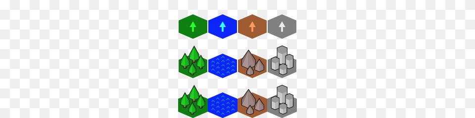 Minimalistic Hexagonal Tilesets, Art, Paper, Origami Free Transparent Png