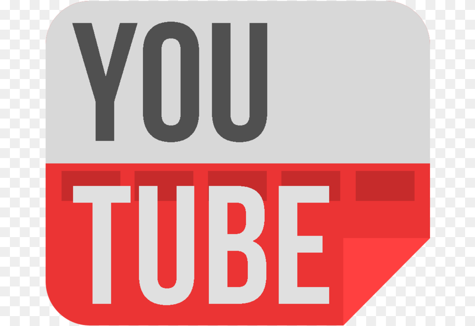 Minimalistic Youtube Icon By Jokubas Minimalistic Youtube Logo, Sign, Symbol, First Aid, License Plate Free Png