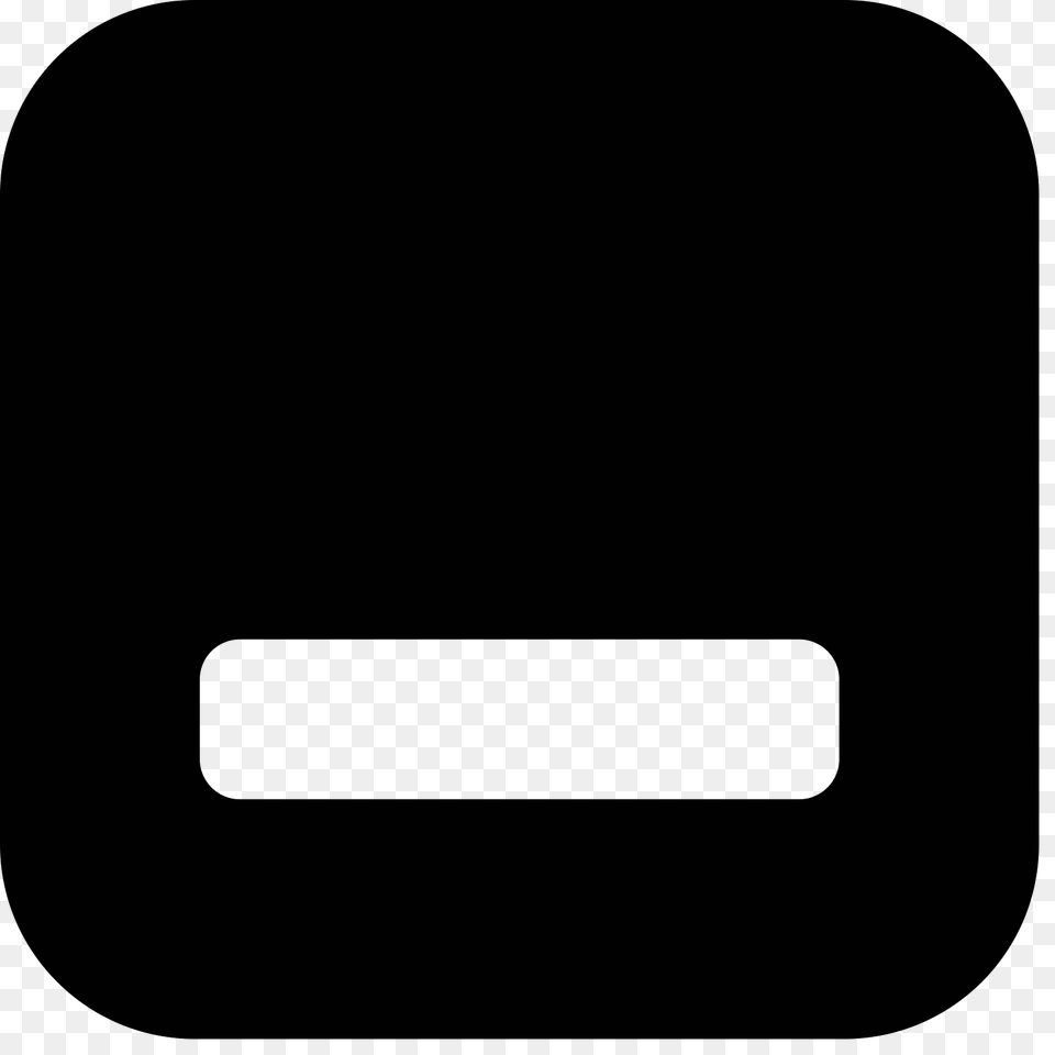 Minimize Window Icon, Gray Png Image