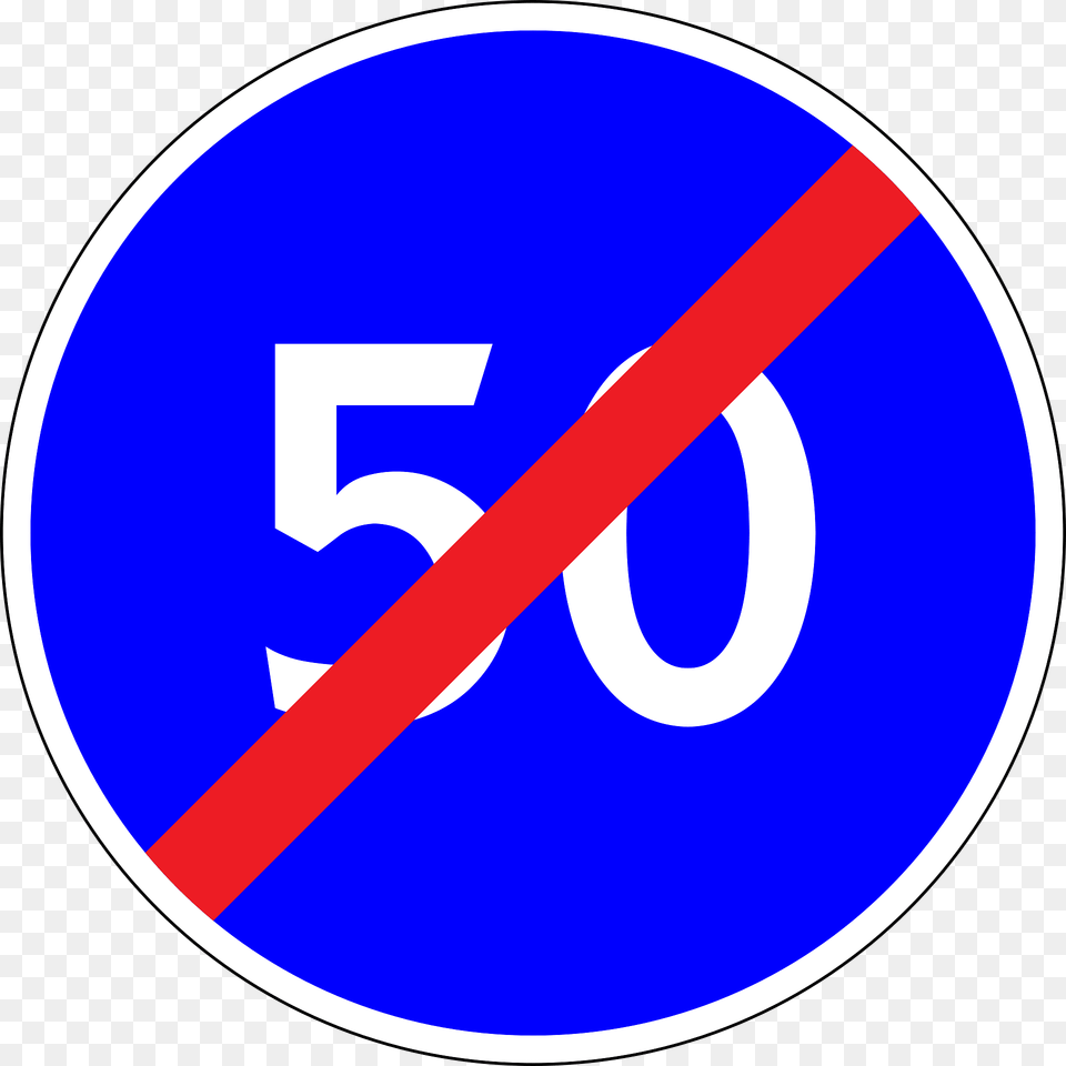 Minimum Speed Limit Ends Sign In Moldova Clipart, Symbol, Text Free Png Download