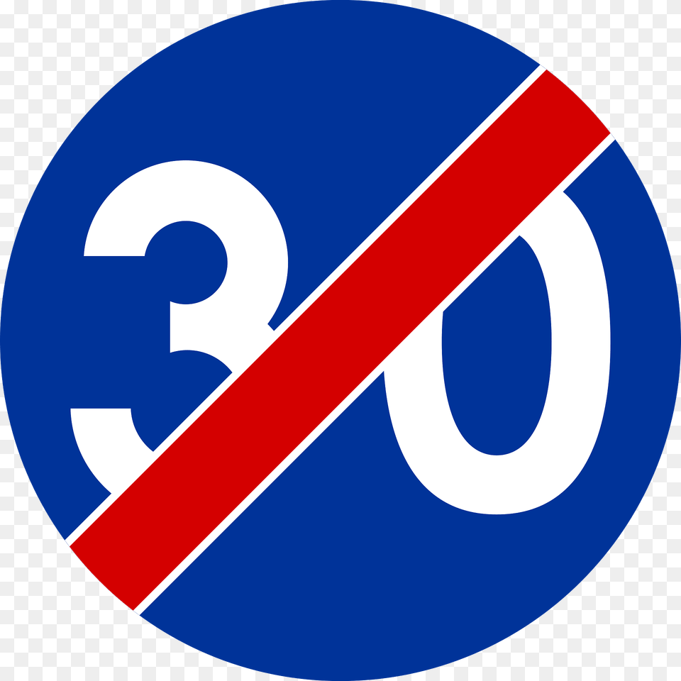 Minimum Speed Limit Ends Sign In Poland Clipart, Symbol, Logo Png Image
