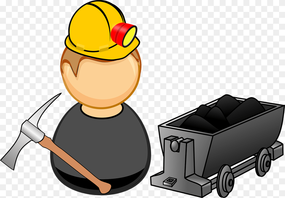 Mining Clipart, Clothing, Hardhat, Helmet, Person Png