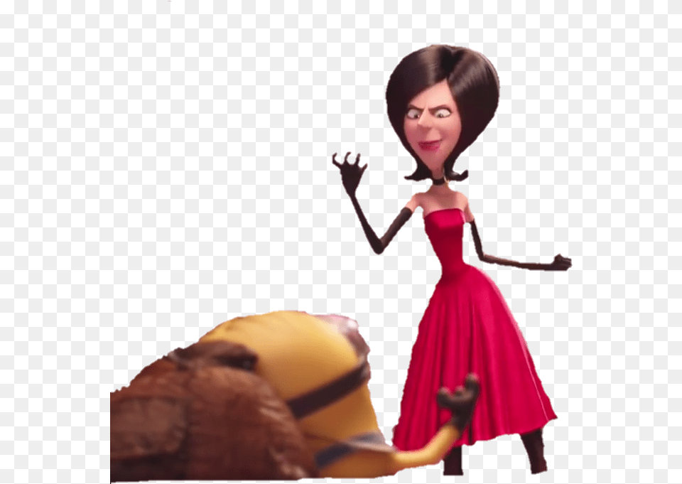 Minion, Adult, Person, Female, Dress Png Image
