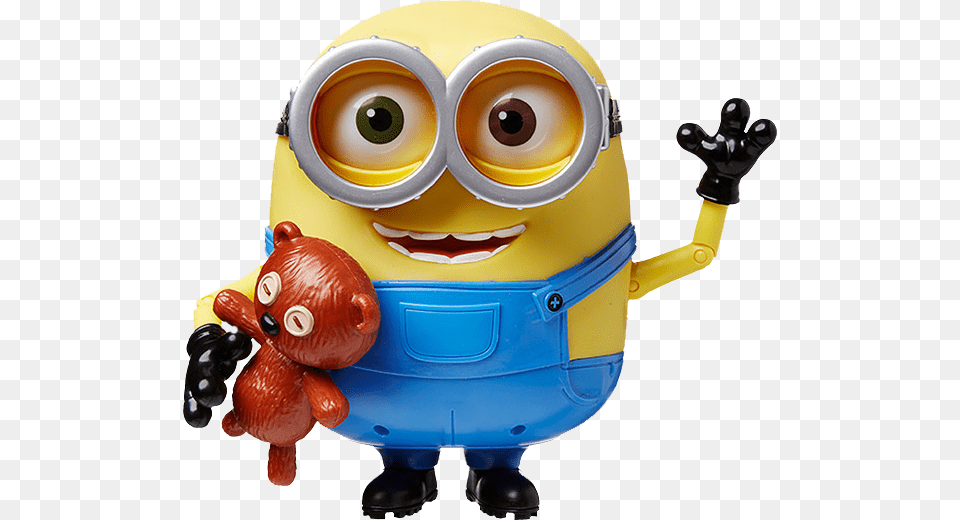Minion Bob Interactive 7 Action Figure With Teddy Minions, Robot, Baby, Person Png
