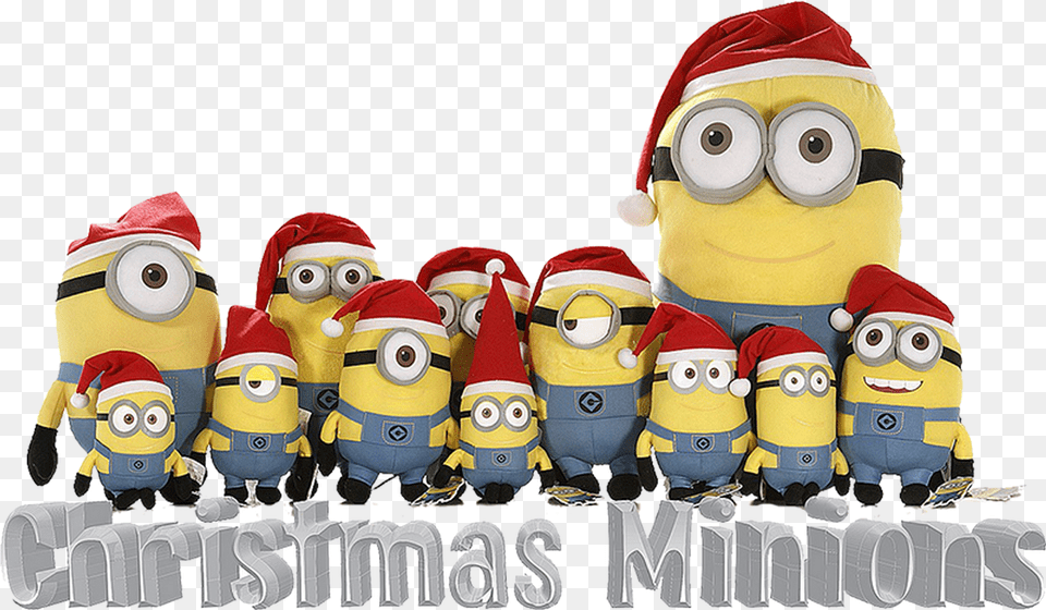 Minion Christmas U0026 Christmaspng Transparent Happy Christmas Minions, Plush, Toy, Baby, Person Png Image