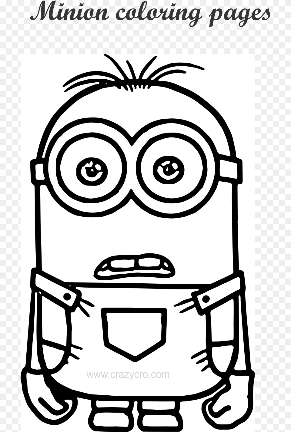 Minion Color Pages Coloring Minion, Stencil, Art, Drawing, Baby Png Image