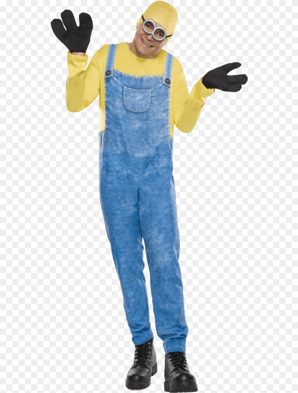 Minion Costume, Adult, Clothing, Person, Pants Free Png