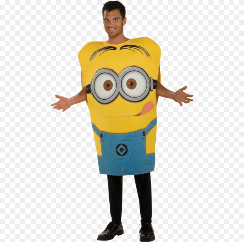 Minion Costume, Clothing, Person, T-shirt, Adult Png