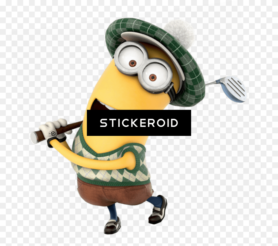Minion Golfer, People, Person, Clothing, Footwear Free Png Download