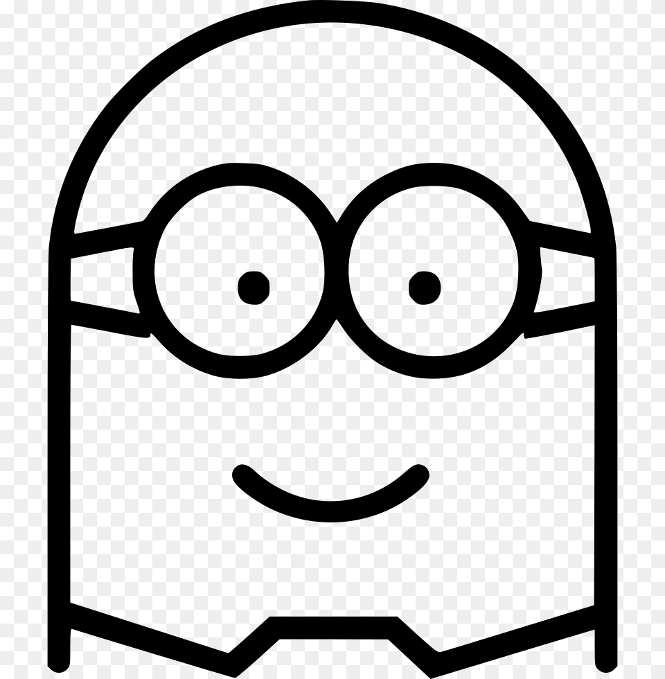 Minion Icon Stencil Free Png Download