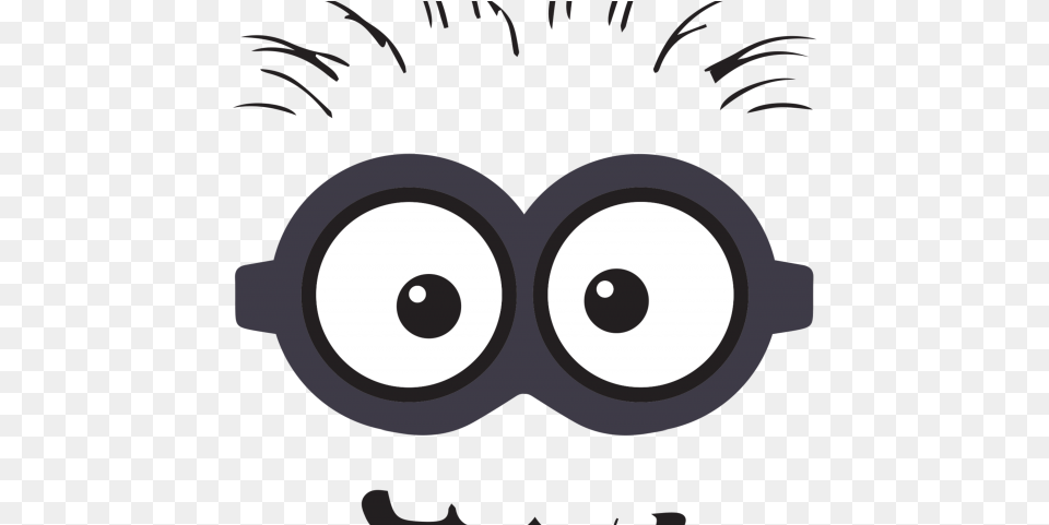 Minion Images Clipart Black And White, Accessories, Goggles, Person Free Png Download
