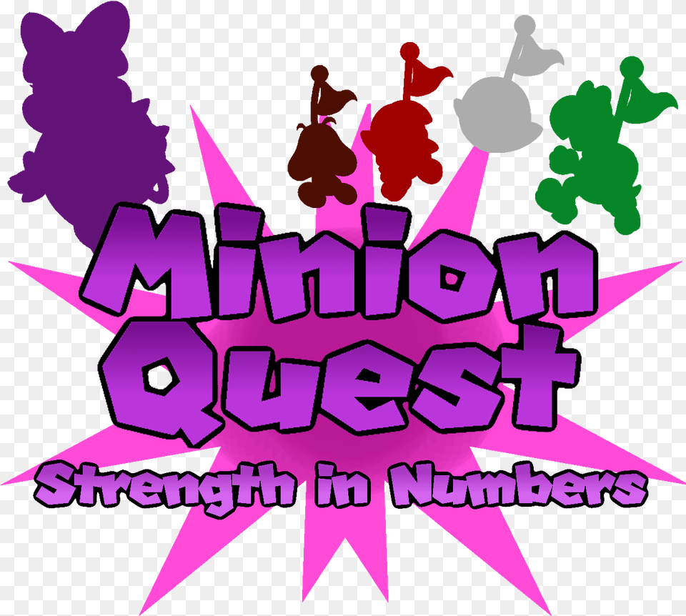 Minion Quest Strength In Numbers Logo, People, Person, Purple, Art Free Png