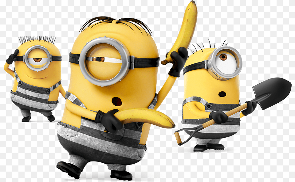 Minion Rush Prison Minion Banana, Tool, Shovel, Device, Animal Png