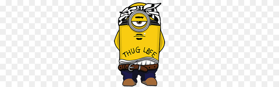 Minion Thug Life, Clothing, Shirt, T-shirt, Baby Png
