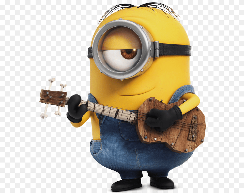 Minions, Guitar, Musical Instrument, Toy Free Png Download