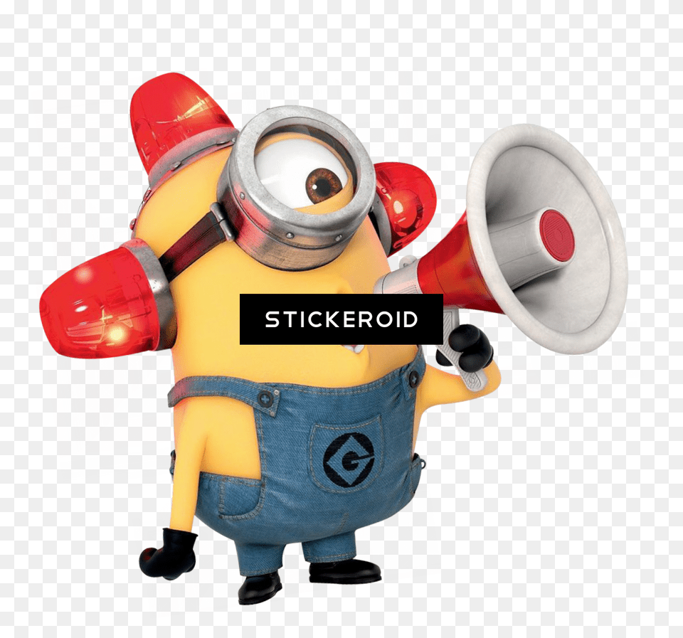 Minions Actors Heroes Minion Megaphone, Tape, Electronics, Speaker, Boy Free Png