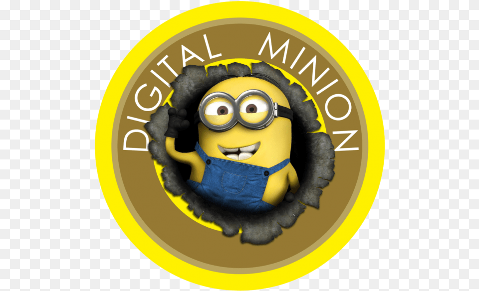 Minions Car Animated Film Sign Sticker Minion Logo Sticker Minions, Badge, Symbol, Toy Free Png