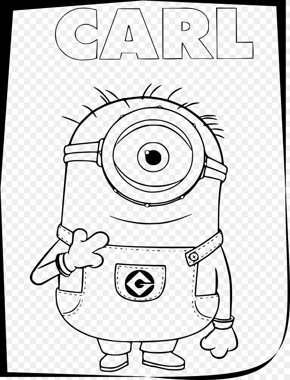 Minions Coloring Pages Minion Cartoon Coloring Page, Gray Png Image