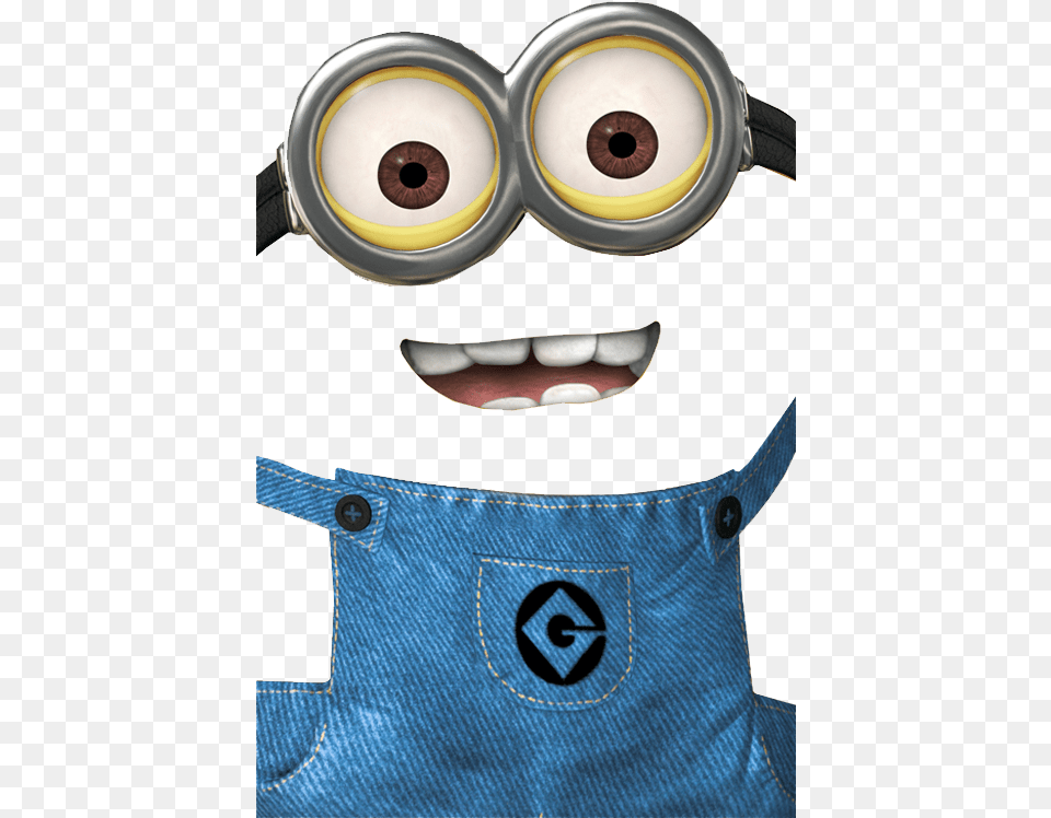 Minions Eyes For On Mbtskoudsalg Transparent Background Minion Glasses, Accessories, Clothing, Goggles, Pants Free Png Download