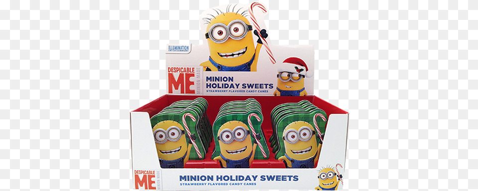 Minions Holiday Sweets Candy Minions Minion Holiday Sweets Box Of, Cardboard, Carton, Food Free Png