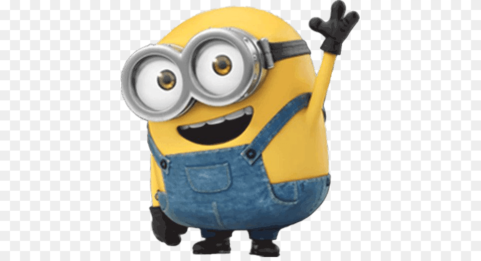 Minions Transparent Images Minion Waving, Plush, Toy, Bag Png Image