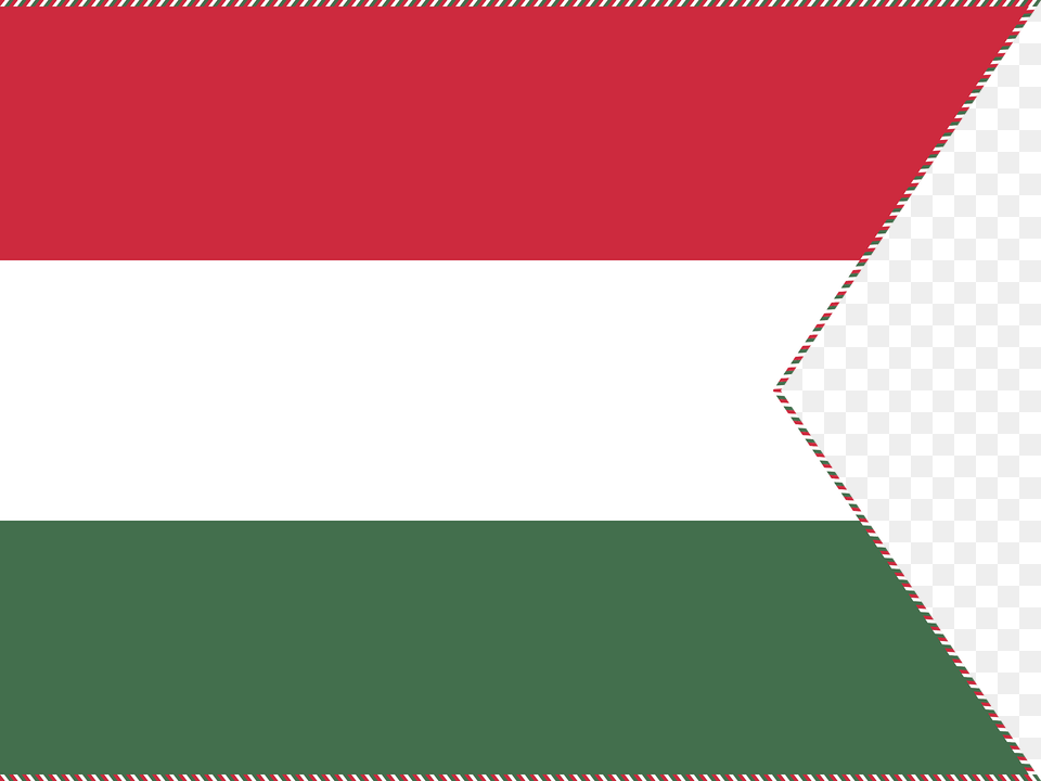 Ministerial Pennant Of Hungary Clipart, Flag Png
