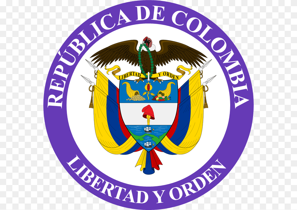 Ministerio De Justicia De Colombia Ministry Of Education Colombia, Emblem, Logo, Symbol, Badge Free Transparent Png