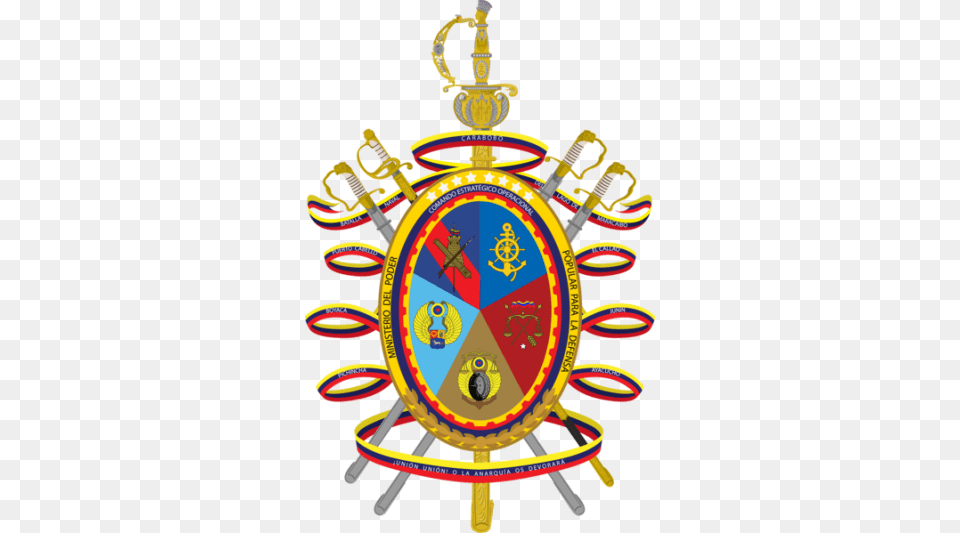Ministry Of Defence Venezuela Ministry Of Defense, Logo, Symbol, Badge, Emblem Free Png