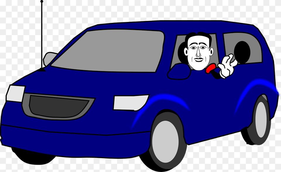 Minivan Clipart, Person, Car, Face, Head Free Png Download
