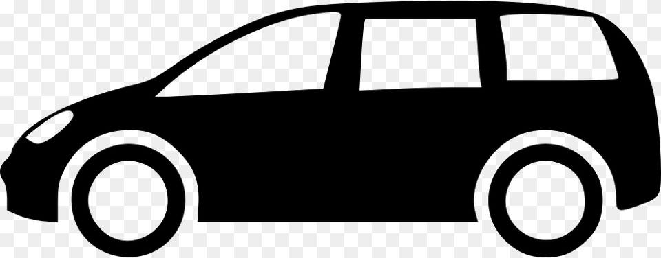 Minivan Clipart Black And White Clip Art, Car, Transportation, Vehicle, Stencil Png