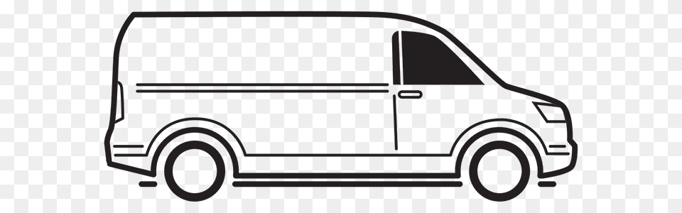 Minivan Clipart Black And White Clip Art Images, House, Architecture, Building, Staircase Free Png