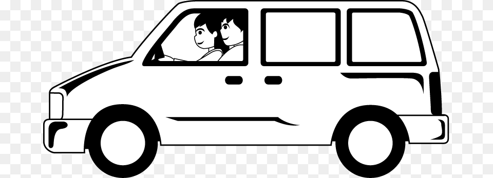 Minivan Cliparts, Stencil, Vehicle, Van, Transportation Png
