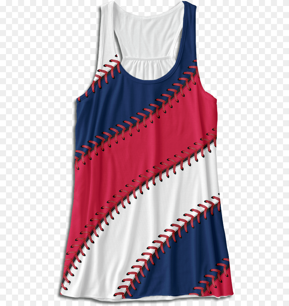 Minnesota Baseball Stitches Racerback Tank Top Active Tank, Clothing, Dress, Tank Top Png Image