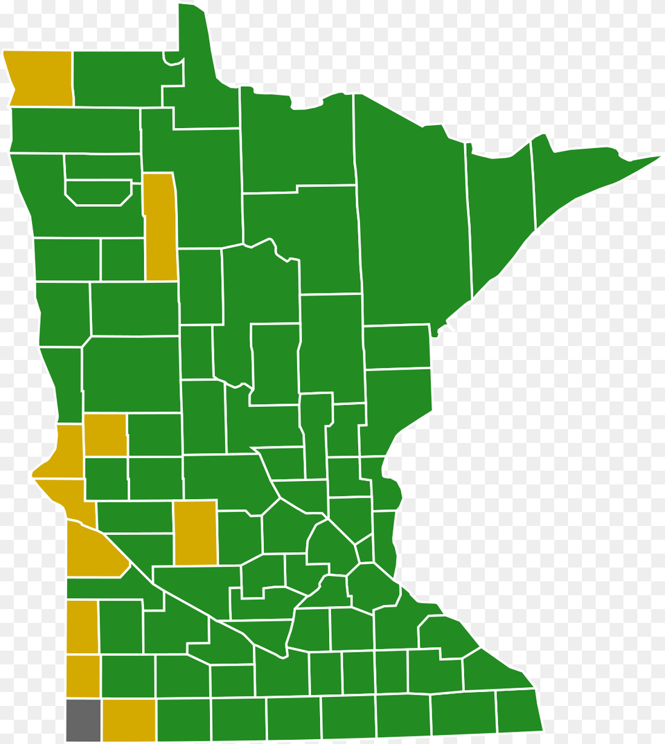 Minnesota County Election Results 2018, Chart, Green, Plot, Map Free Png Download