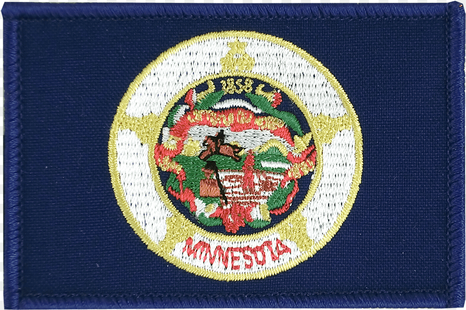 Minnesota Flag Patch Emblem, Badge, Logo, Symbol Free Png Download