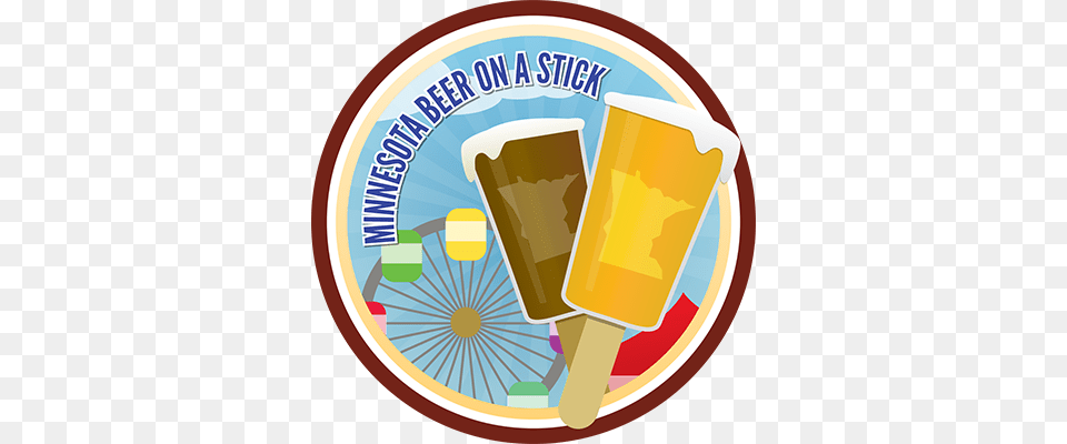 Minnesota Get Your Beer On A Stick Untappd, Alcohol, Beverage, Glass, Cream Free Png