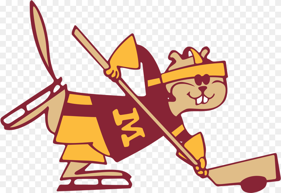Minnesota Gophers Hockey Logo, Cartoon Png Image