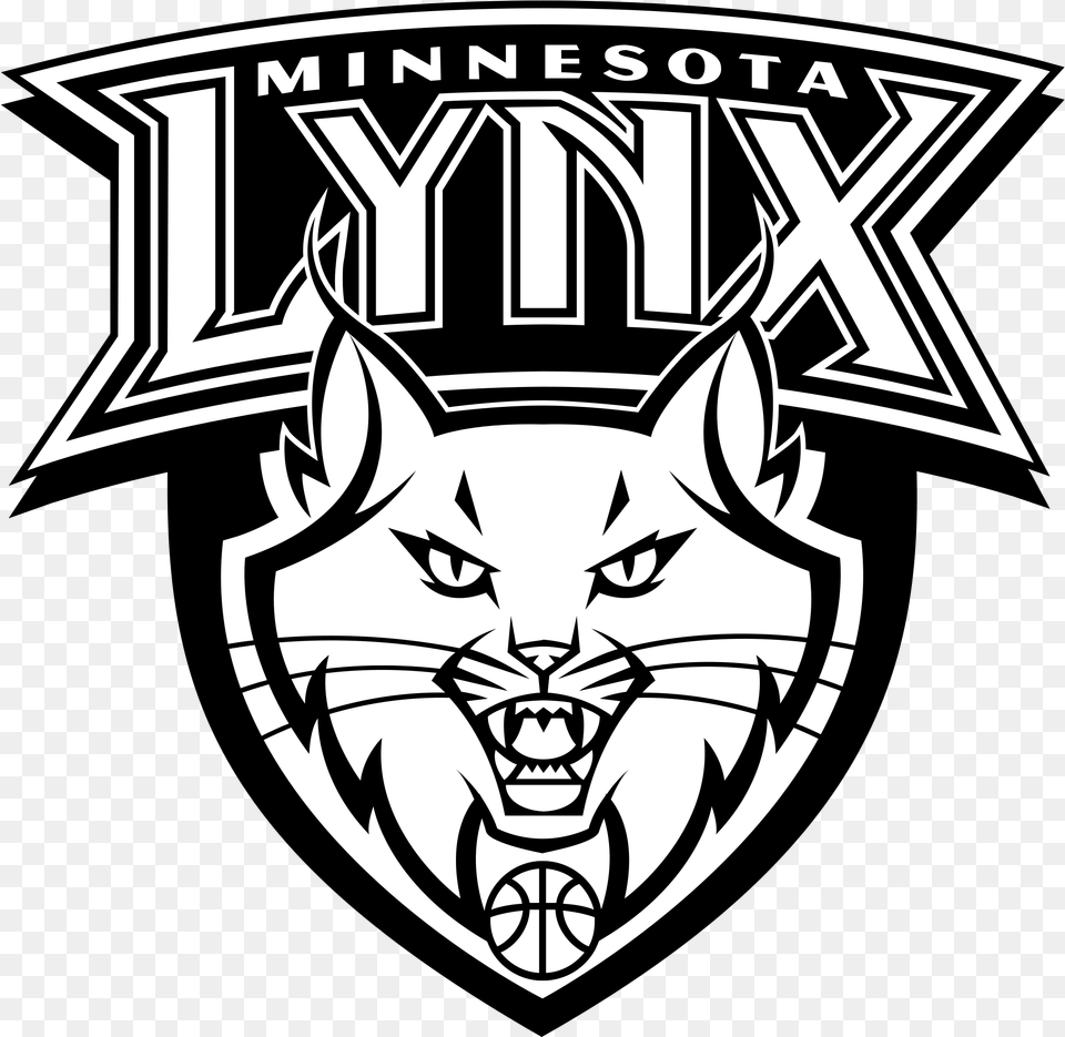 Minnesota Lynx Logo Transparent Minnesota Lynx Logo, Emblem, Symbol, Face, Head Png