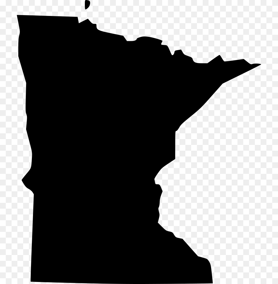 Minnesota Mn Icon Download, Silhouette, Outdoors, Animal, Kangaroo Free Png