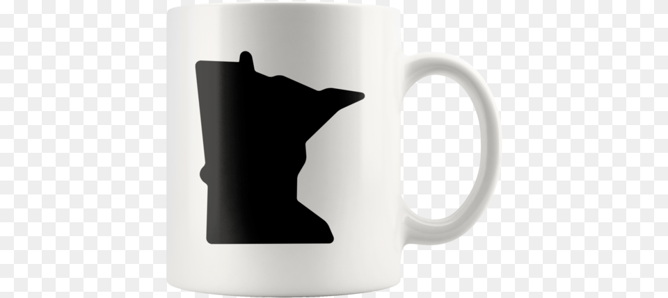 Minnesota Mug In White Minnesota, Cup, Beverage, Coffee, Coffee Cup Free Png
