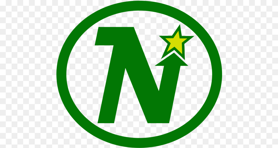 Minnesota North Stars Logo Minnesota North Star Logo Old, Green, Symbol, Star Symbol Png