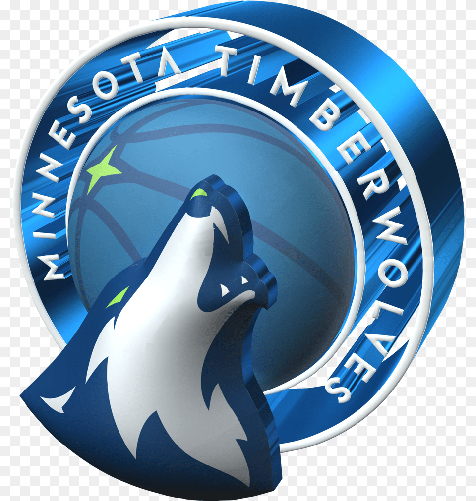 Minnesota Timberwolves 2017 2018 3d Logo Minnesota Timberwolves Logos 3d, Animal, Bird, Jay Free Png Download