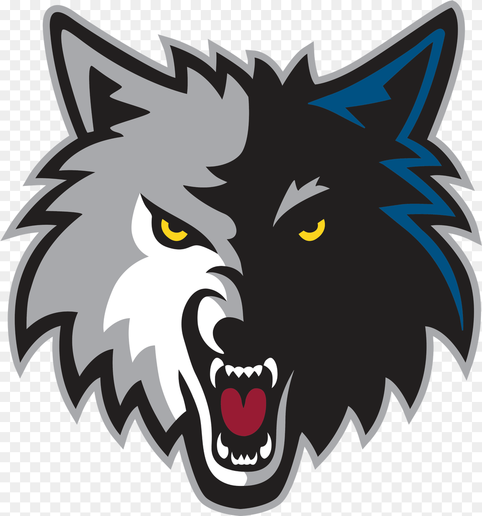 Minnesota Timberwolves Logo, Animal, Mammal, Wolf Png