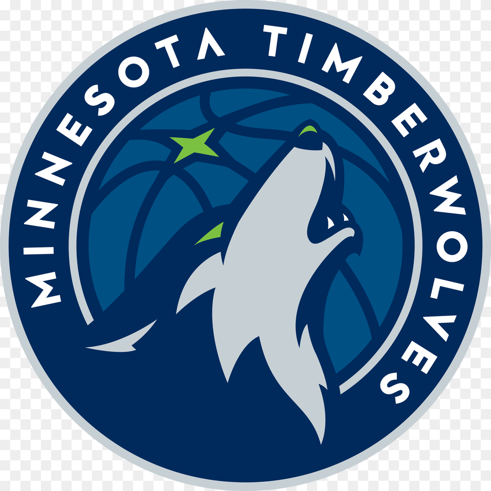 Minnesota Timberwolves Logo 2017, Disk, Animal, Sea Life, Mammal Png